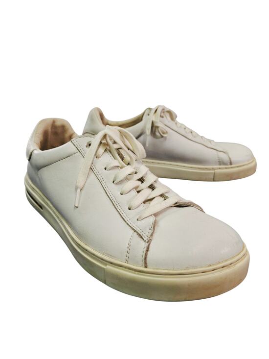 Birkenstock Shoes - Birkenstock Bend Low White Leather Sneakers Shoes EU 38 US 7-7.5